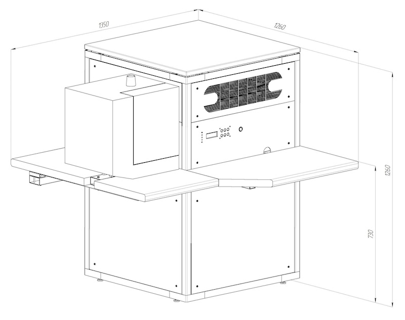 Minimum floor space required ISKROLONE 1000